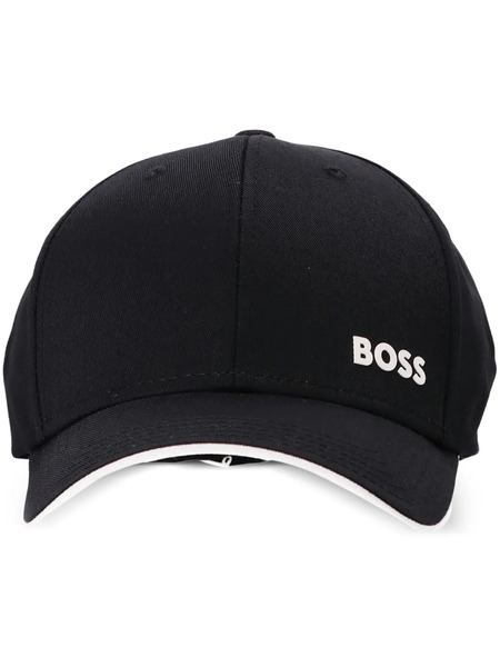  Boss Gorra Con Logo Estampado - Negro 