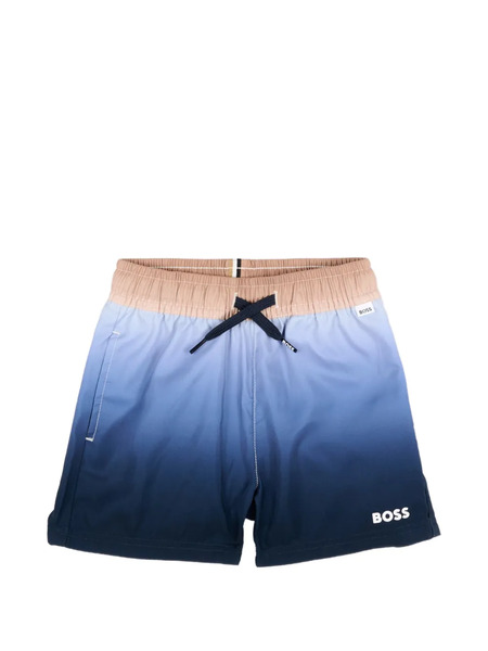  Boss Kidswear Bañador Con Efecto Sombreado - Azul 