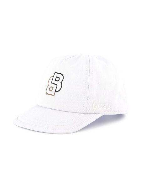  Boss Kidswear Gorra Con Logo Estampado - Blanco 