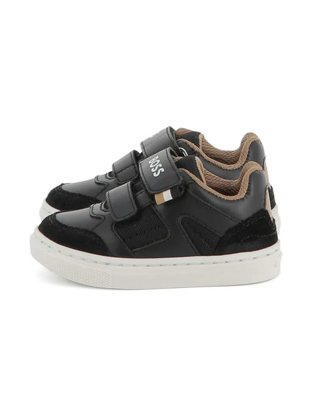  Boss Kidswear Zapatillas Con Cierre Autoadherente Y Logo - Negro 