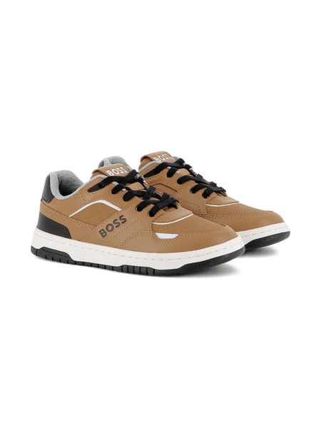  Boss Kidswear Zapatillas De Piel - Marrón 