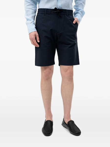  Boss Seersucker Drawstring Shorts - Azul 