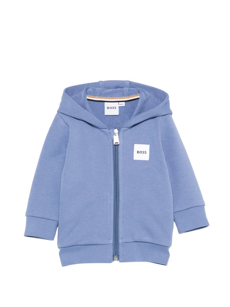  Boss Sudadera Con Capucha Y Cremallera - Azul 