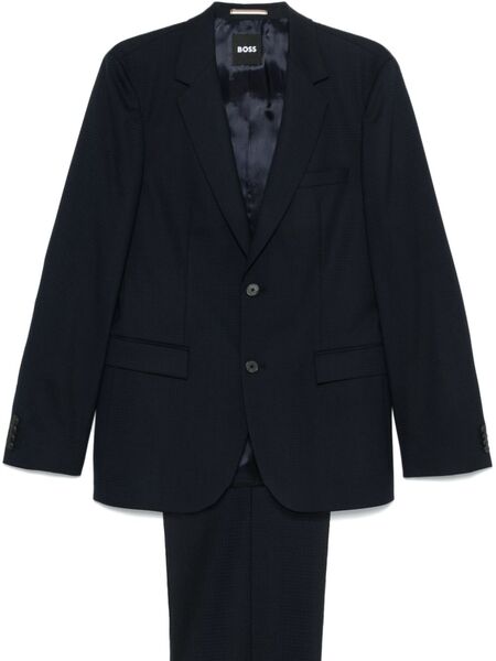  Boss Traje Con Botones - Azul 