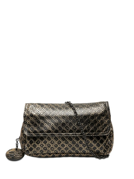  Bottega Veneta Pre-owned Bandolera Intrecciomirage Metalizada De Piel De Becerro Con Cadena Y Solapa 2012-2026 - Dorado 