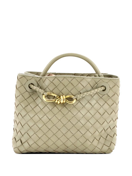  Bottega Veneta Pre-owned Bolso Satchel Andiamo East West Pequeño De Piel De Napa Con Diseño Intrecciato - Verde 