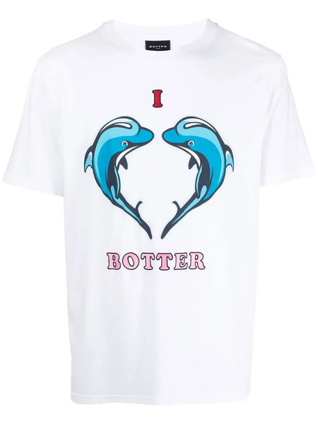  Botter Camiseta De Algodón Orgánicocon Logo Estampado - Blanco 