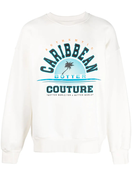  Botter Sudadera Con Estampado Gráfico - Blanco 