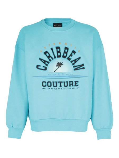 Botter Sudadera Con Motivo Gráfico - Azul 
