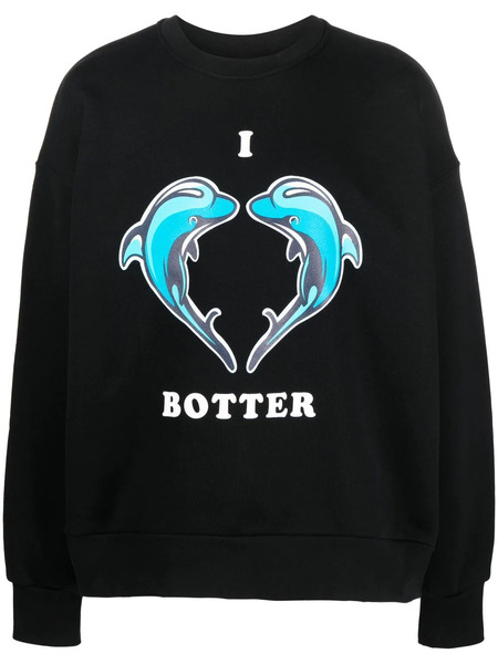  Botter Sudadera Con Motivo Gráfico - Negro 