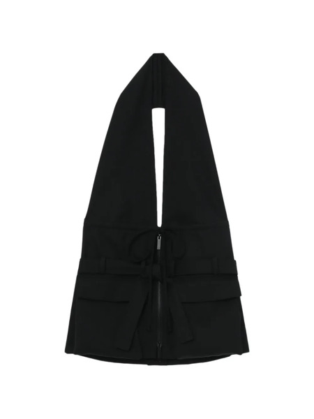  Botter Top Corto De Cuello Halter - Negro 