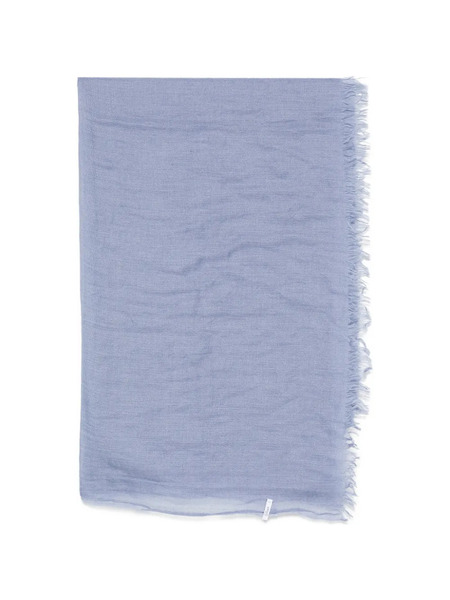  Botto Giuseppe Fular Con Bordes Deshilachados - Azul 