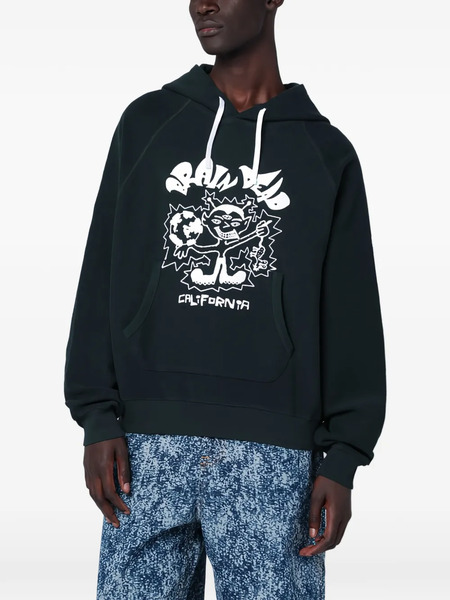  Brain Dead Sudadera Con Capucha Y Estampado Gráfico - Verde 