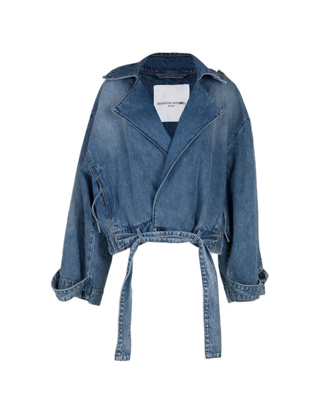  Brandon Maxwell Chaqueta Vaquera Regan - Azul 
