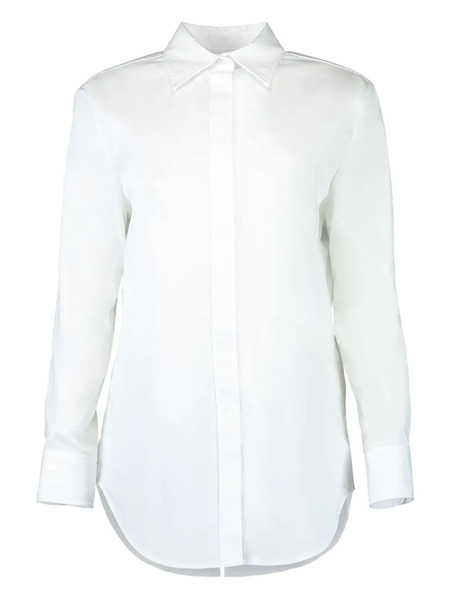  Brandon Maxwell Mira Shirt - Blanco 