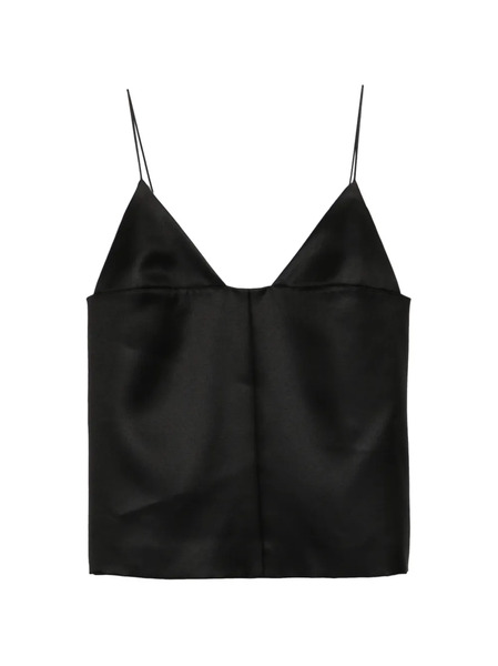  Brandon Maxwell Top Bridges Sin Mangas - Negro 