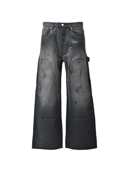  Breath Vaqueros Con Rodilla Doble - Gris 