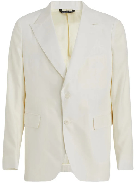 Brian Dales Blazer Con Botones - Blanco 