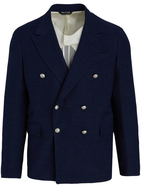  Brian Dales Blazer Con Doble Botonadura - Azul 