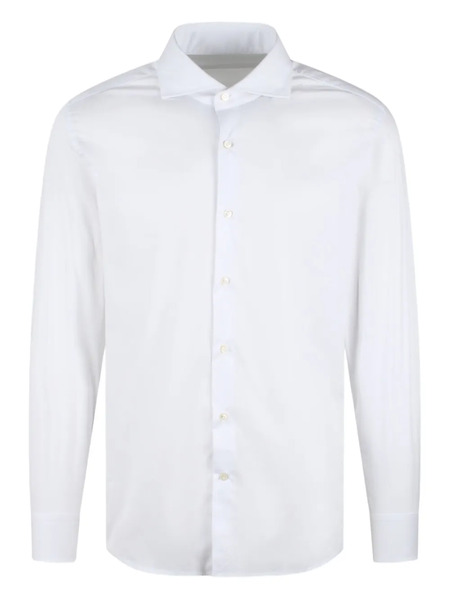  Brian Dales Camisa De Algodón Stretch - Blanco 
