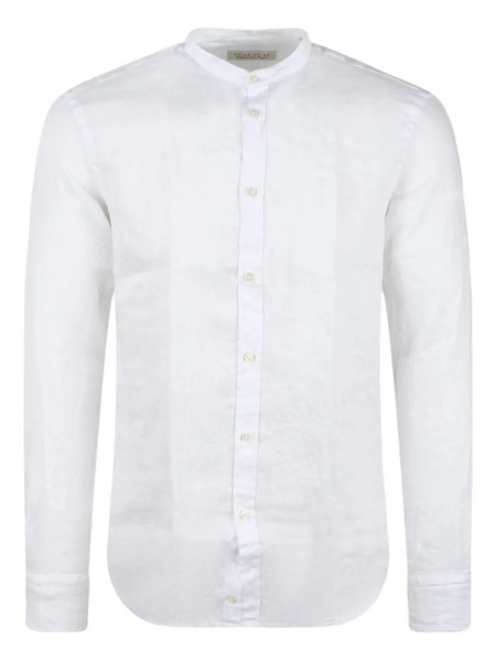  Brian Dales Camisa De Lino - Blanco 