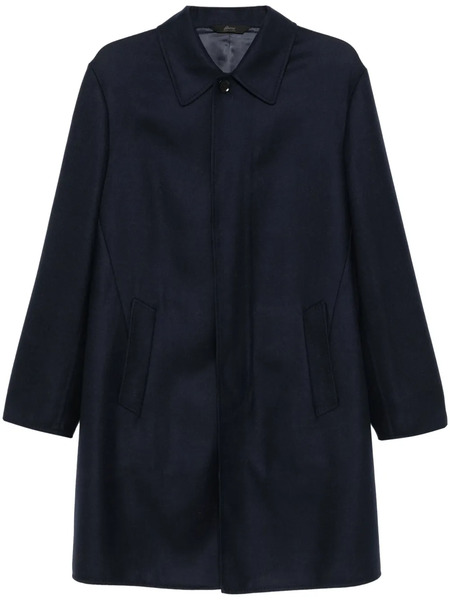  Brioni Abrigo De Fieltro - Azul 