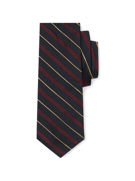  Brooks Brothers Corbata De Seda Regimental - Azul 