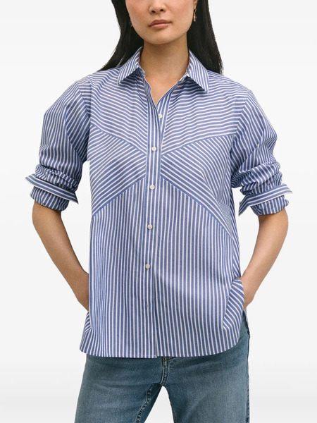  Brooks Brothers Polo A Rayas - Azul 