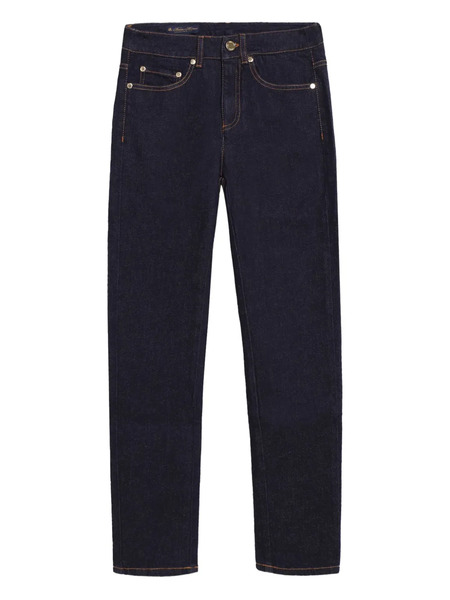  Brooks Brothers Vaqueros Rectos Con Cinco Bolsillos - Azul 