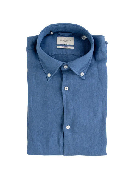 Brooksfield Camisa Con Botones - Azul 