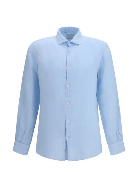  Brooksfield Camisa Slim - Azul 