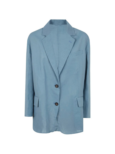  Brunello Cucinelli Blazer Con Botones - Azul 