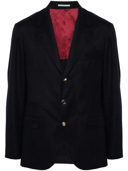  Brunello Cucinelli Blazer De Sarga - Azul 