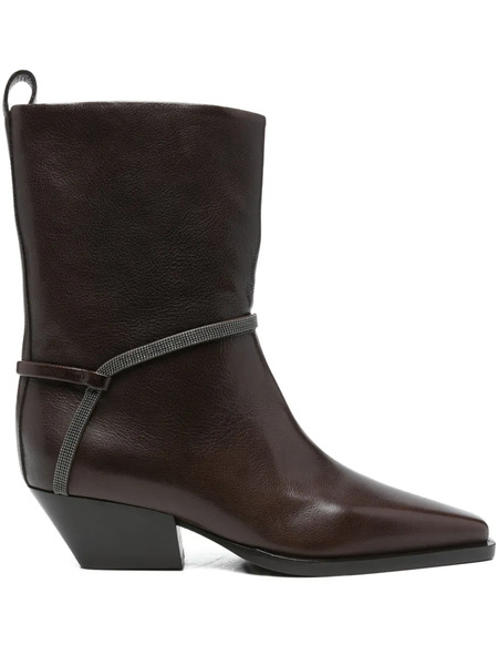  Brunello Cucinelli Botas Cowboy - Marrón 