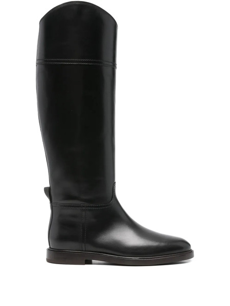  Brunello Cucinelli Botas De Cuero - Negro 
