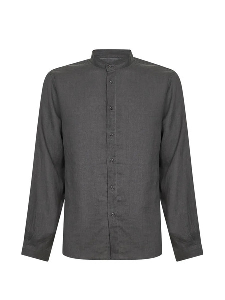  Brunello Cucinelli Camisa Con Cuello Mao - Gris 