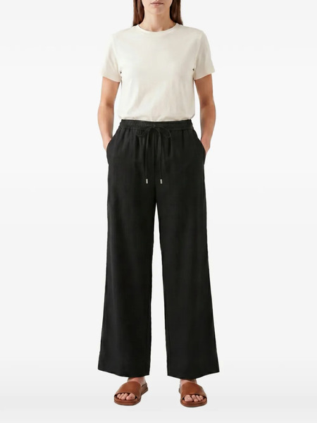  Brunello Cucinelli Drawstring Wide-leg Trousers - Negro 