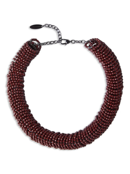  Brunello Cucinelli Gargantilla Ajustable - Rojo 