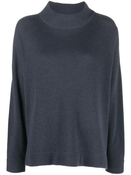  Brunello Cucinelli Jersey Con Cuello Alto - Azul 