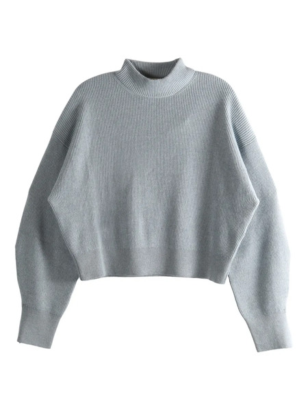  Brunello Cucinelli Jersey Con Cuello Alzado - Azul 