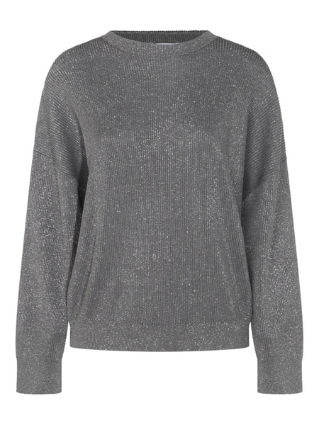  Brunello Cucinelli Jersey De Lúrex - Gris 