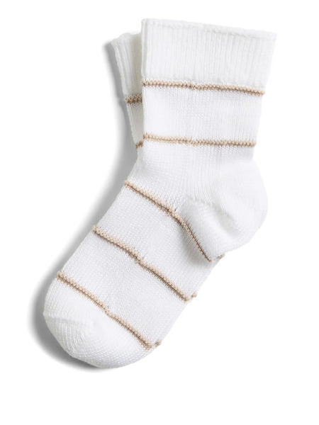  Brunello Cucinelli Kids Calcetines Bernie - Blanco 
