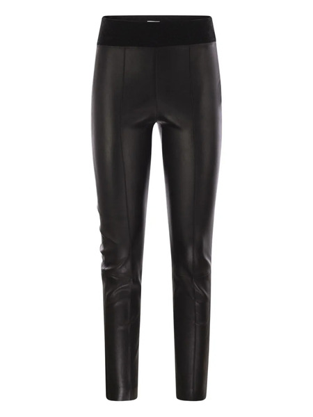  Brunello Cucinelli Leggins Con Efecto De Cuero - Negro 