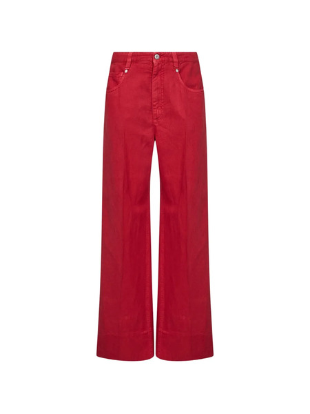  Brunello Cucinelli Monili-embroidered Flared Jeans - Rojo 