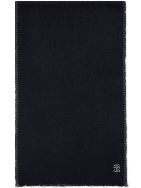  Brunello Cucinelli Pashmina Lisa - Azul 