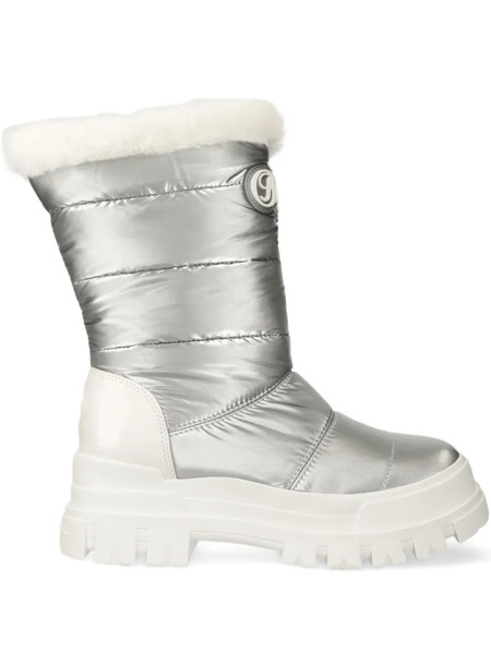  Buffalo Botas Acolchadas - Plateado 