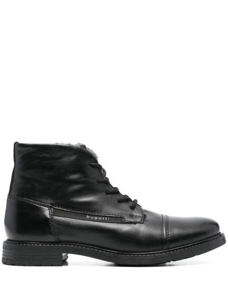  Bugatti Botines Con Cordones - Negro 