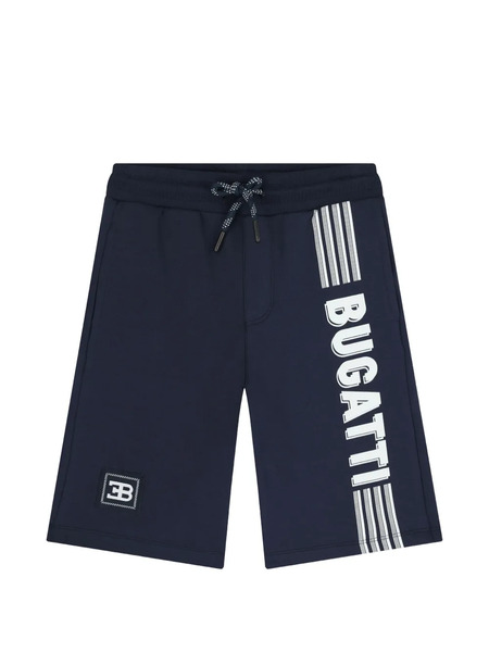  Bugatti Kids Bermudas Con Cordones Y Logo - Azul 