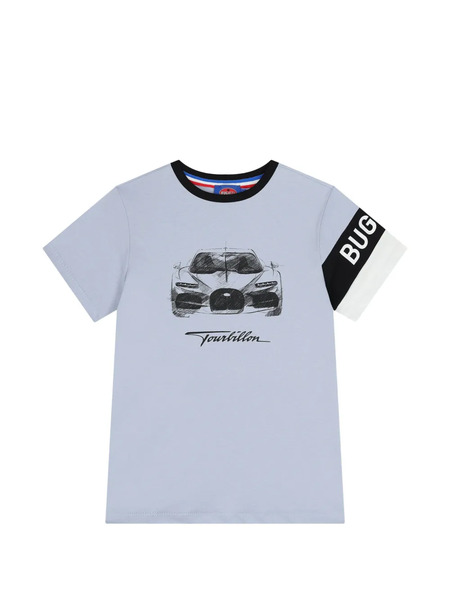  Bugatti Kids Camiseta Con Coche Estampado - Azul 