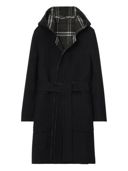  Burberry Abrigo Reversible - Negro 